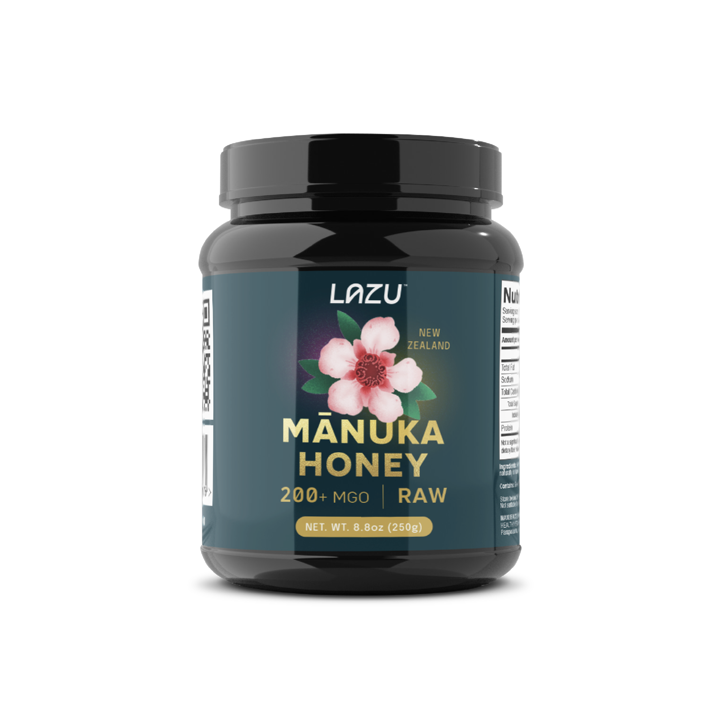 LAZU RAW MANUKA HONEY - 200+MGO Mono Floral from New Zealand