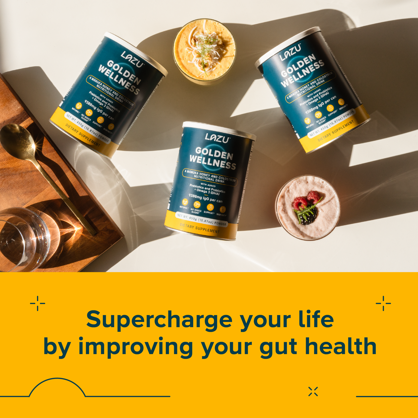 GOLDEN WELLNESS - A manuka Honey and Colostrum nutritional Drink
